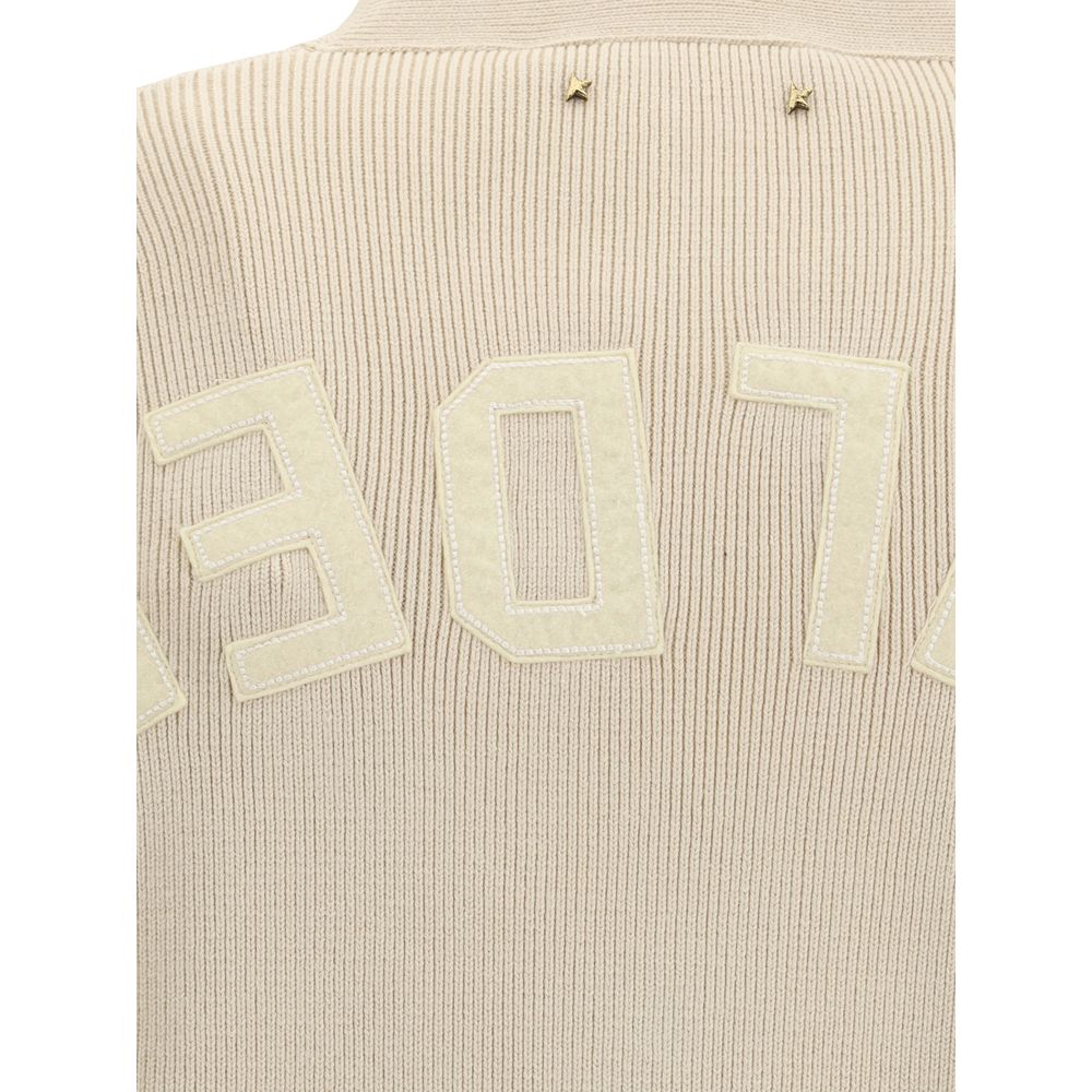 Cardigan en coton biologique Golden Goose