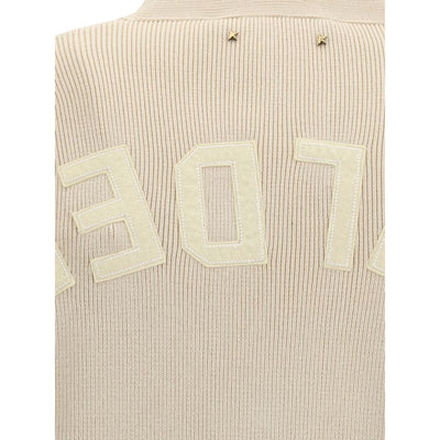 Cardigan en coton biologique Golden Goose