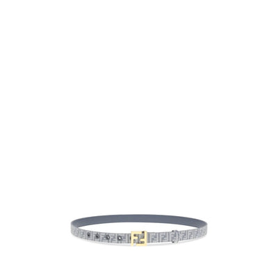 Fendi FF geborduurde denim riem