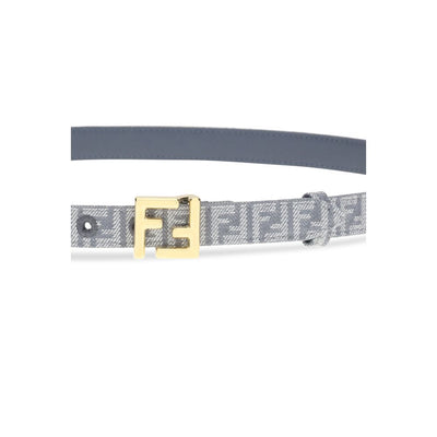 Fendi FF geborduurde denim riem