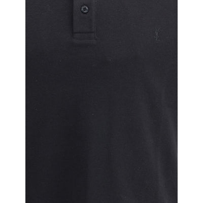 Polo en coton Saint Laurent
