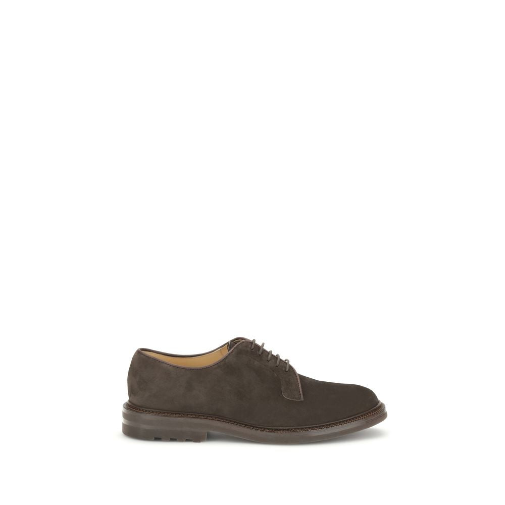 Brunello Cucinelli leren veterschoenen
