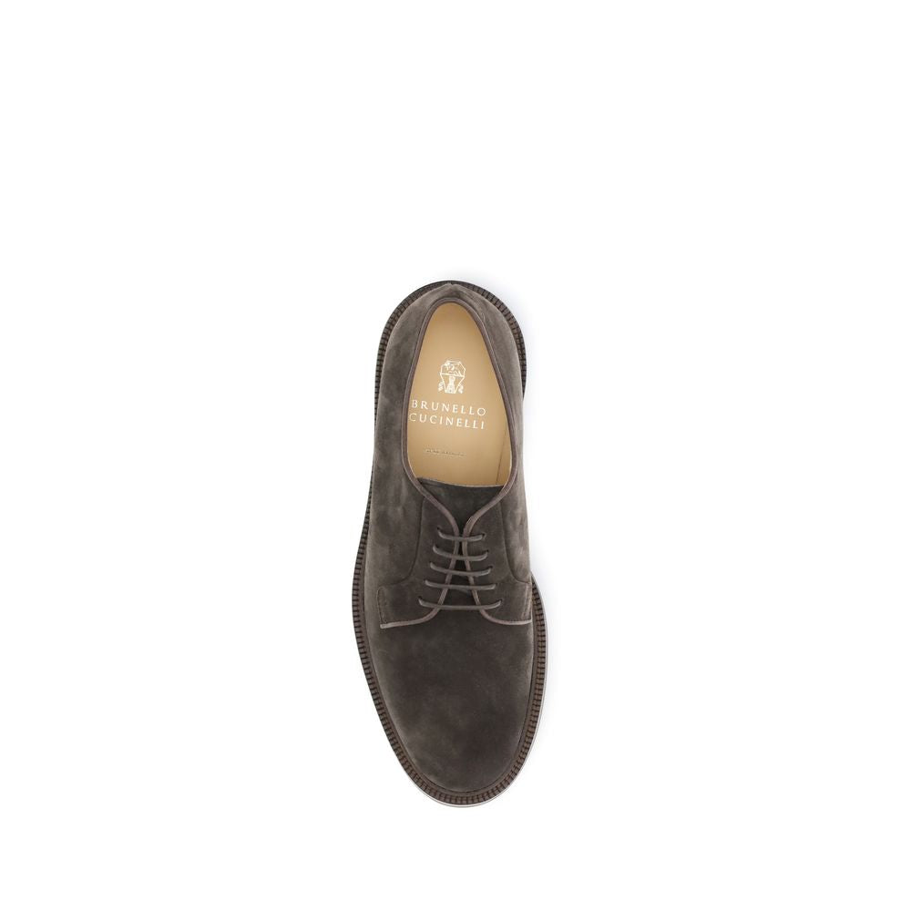 Brunello Cucinelli leren veterschoenen