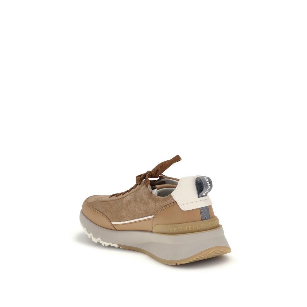 Brunello Cucinelli leren sneakers