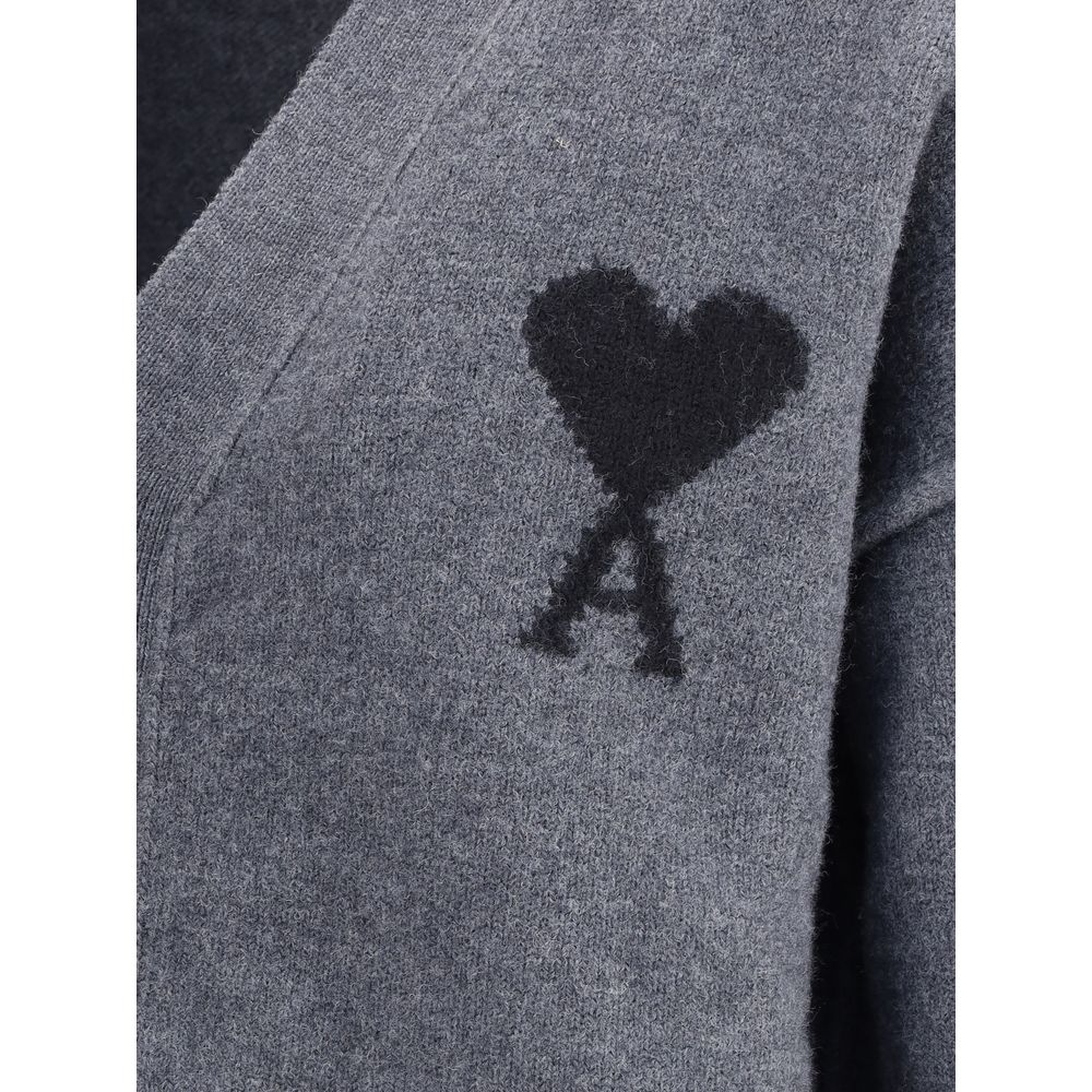 Ami Paris Cardigan Ami De Coeur
