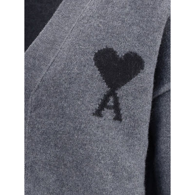 Ami Paris Cardigan Ami De Coeur