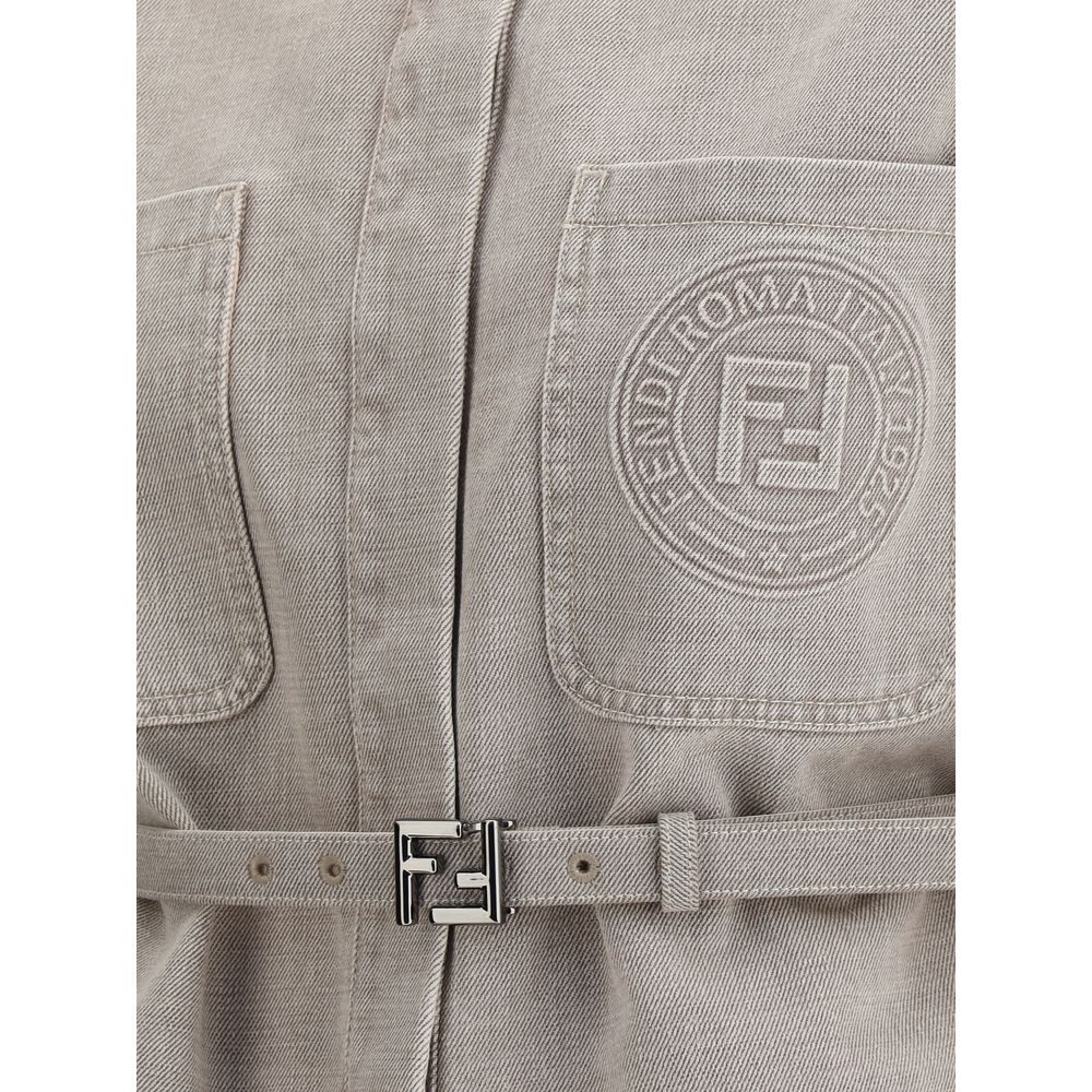 Veste en jean Fendi