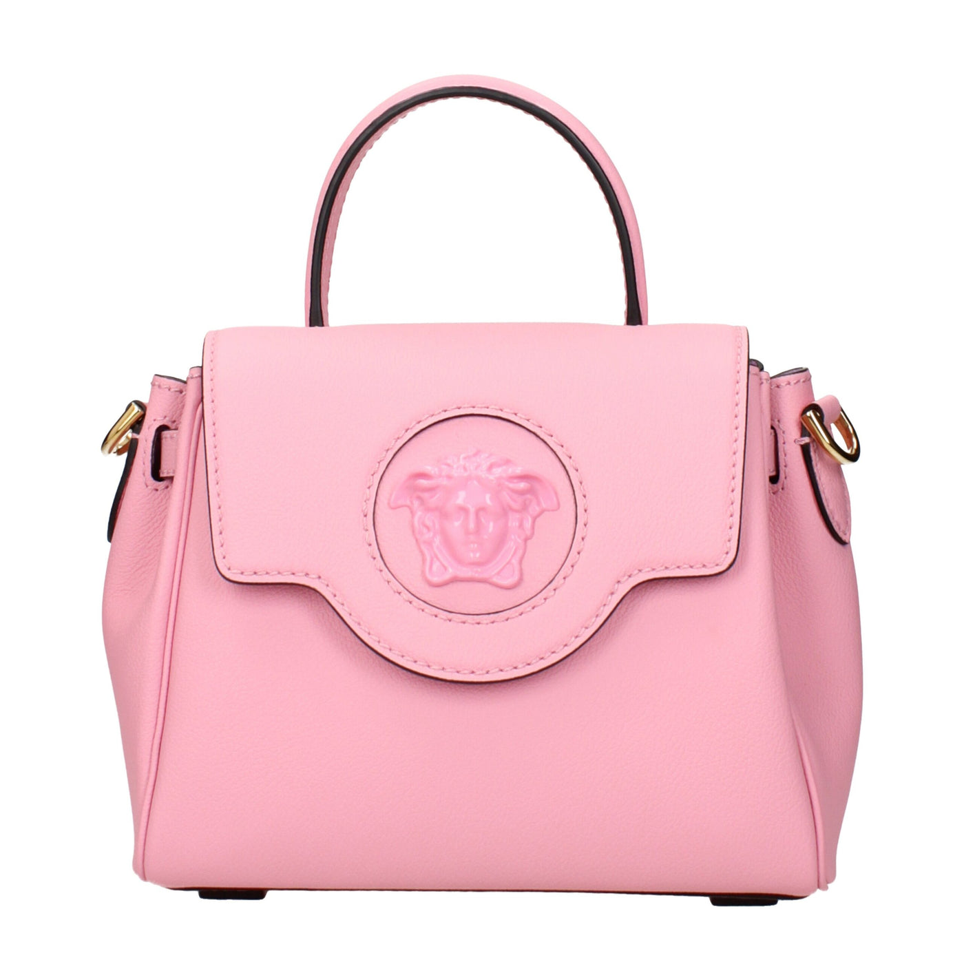 Sacs à main en cuir rose Versace