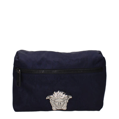 Sacs à dos en tissu bleu Versace