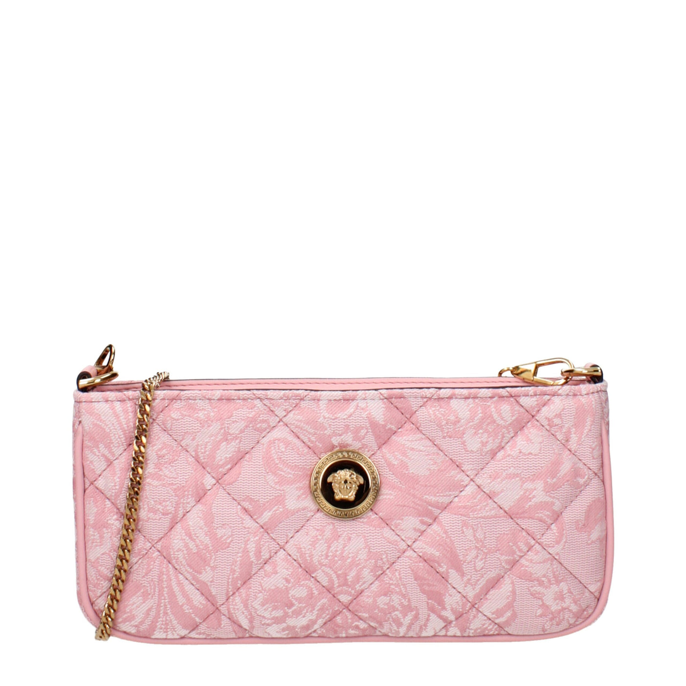 Sacs à bandoulière en tissu rose Versace