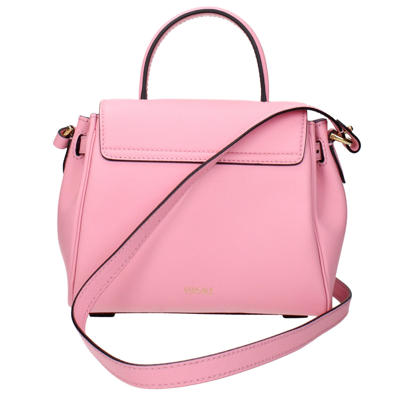 Sacs à main en cuir rose Versace