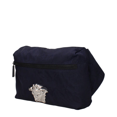 Sacs à dos en tissu bleu Versace