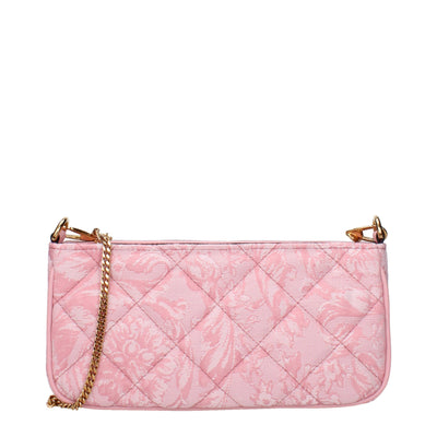 Sacs à bandoulière en tissu rose Versace