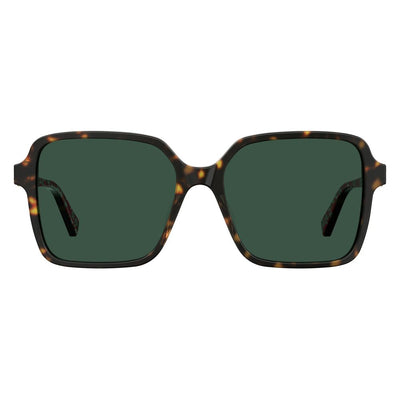 Lunettes de soleil Love Moschino en acétate marron