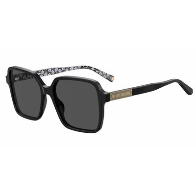 Lunettes de soleil Love Moschino en acétate noir