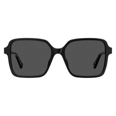 Lunettes de soleil Love Moschino en acétate noir