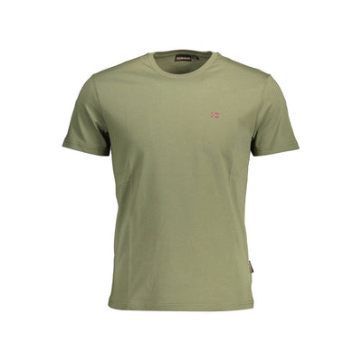 T-shirt en coton vert Napapijri
