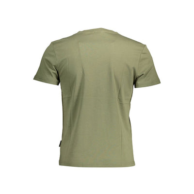 T-shirt en coton vert Napapijri