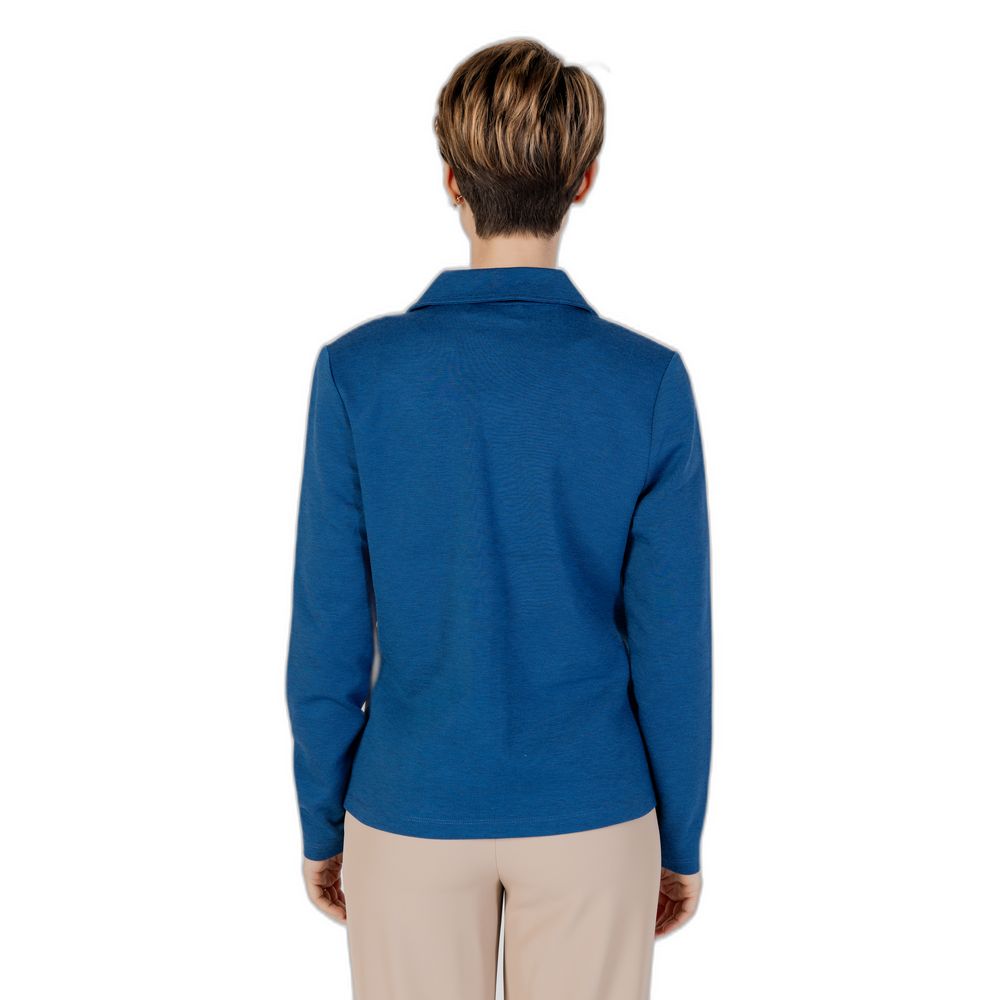 Blazer bleu en polyester Street One