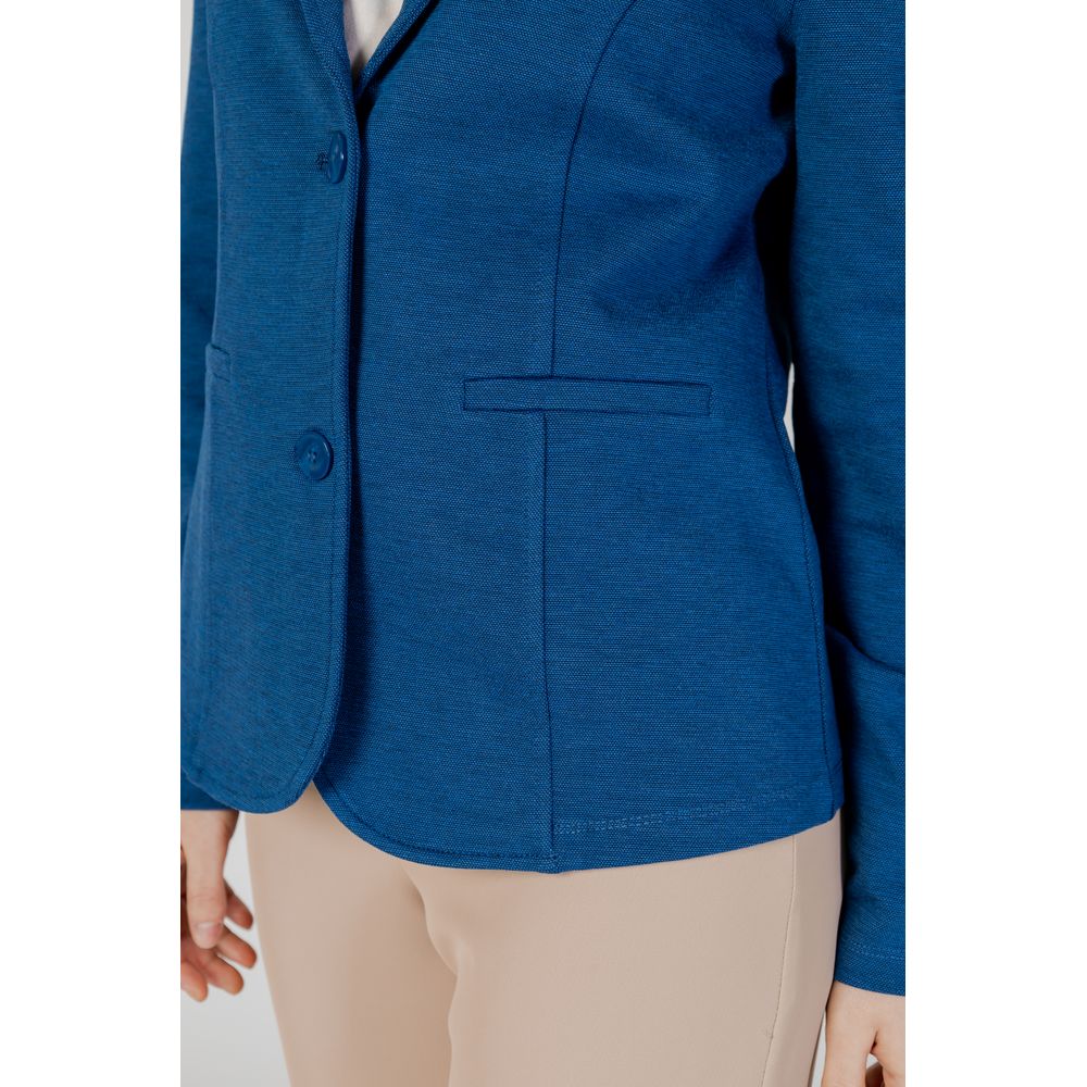 Blazer bleu en polyester Street One