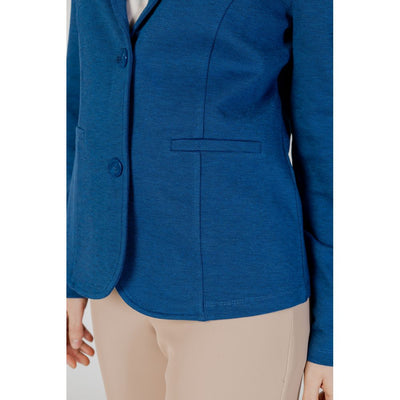 Blazer bleu en polyester Street One