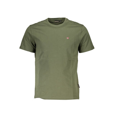 T-shirt en coton vert Napapijri