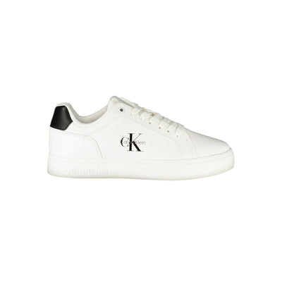 Calvin Klein Witte Leren Dames Sneaker