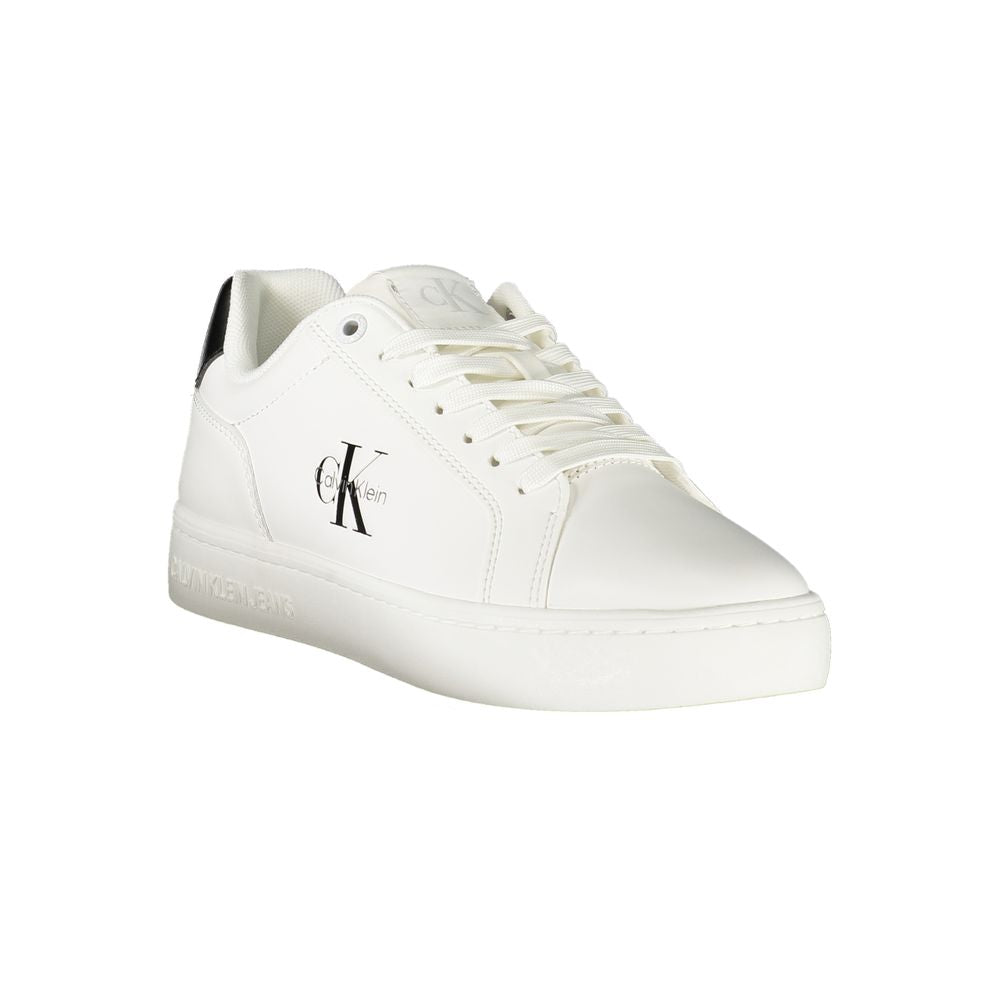 Calvin Klein Witte Leren Dames Sneaker