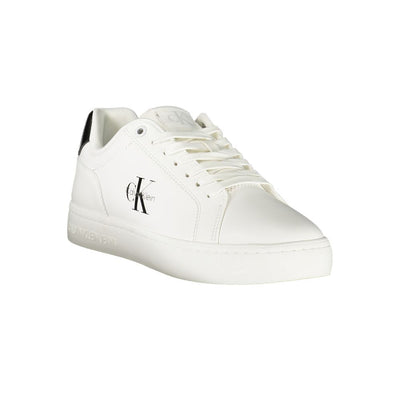 Calvin Klein Witte Leren Dames Sneaker