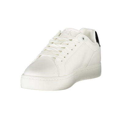 Calvin Klein Witte Leren Dames Sneaker