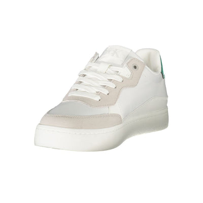 Calvin Klein Witte Leren Heren Sneaker