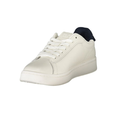 Tommy Hilfiger Witte Leren Dames Sneaker