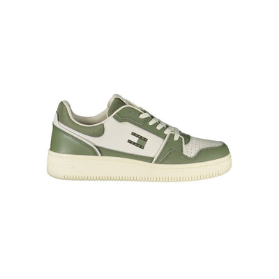 Tommy Hilfiger Groene Leren Heren Sneaker