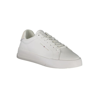 Tommy Hilfiger witte leren herensneaker