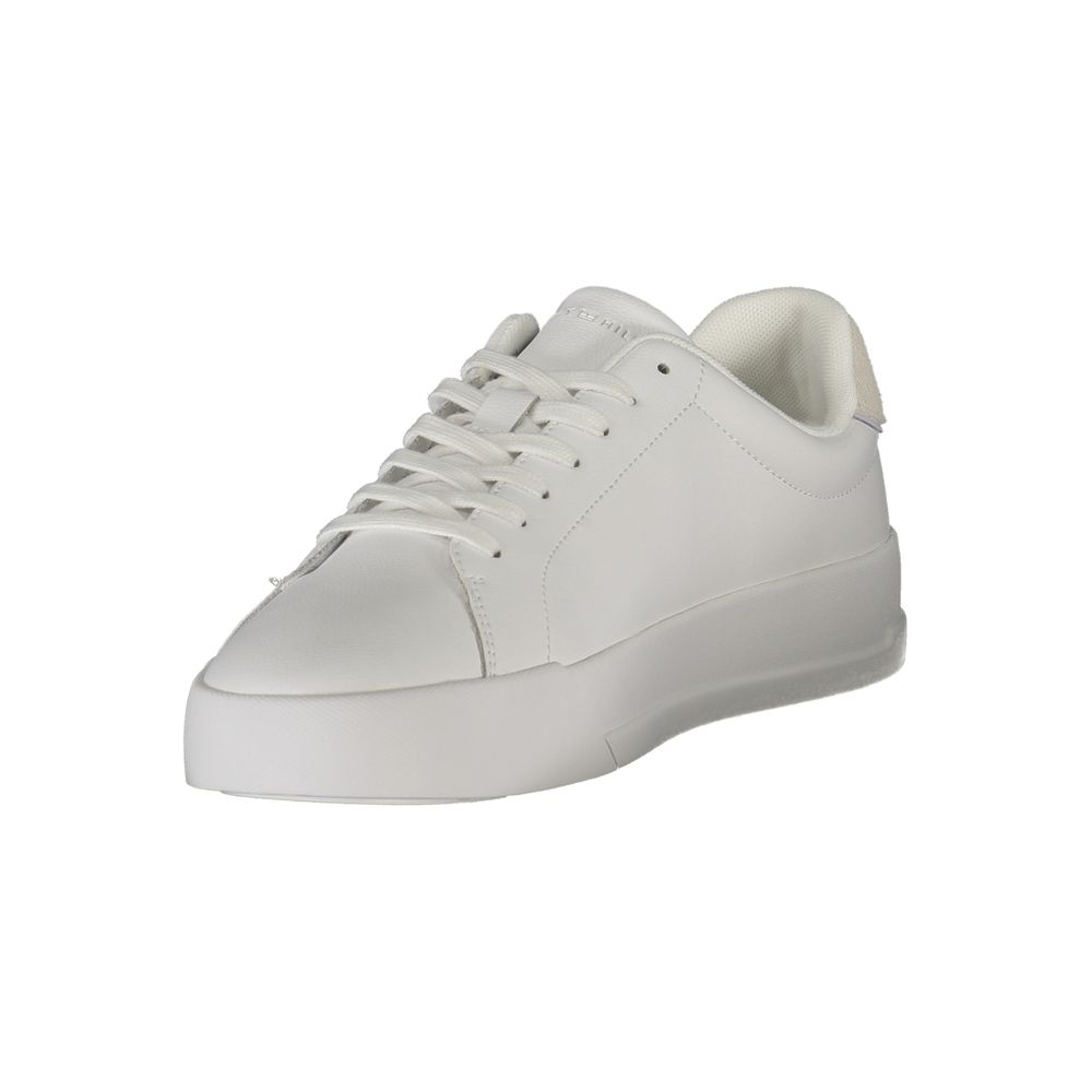 Tommy Hilfiger witte leren herensneaker