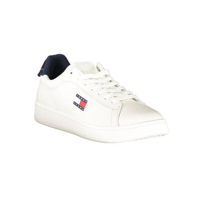 Tommy Hilfiger witte leren herensneaker