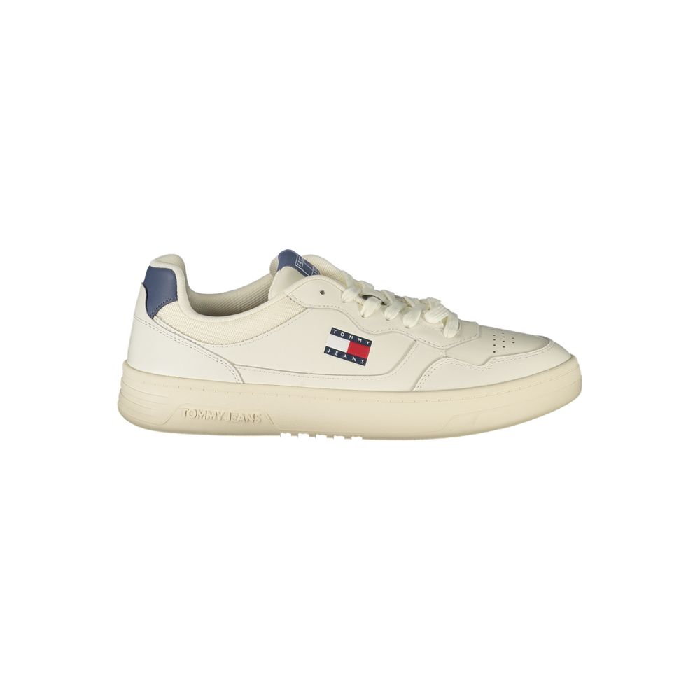Tommy Hilfiger witte leren herensneaker