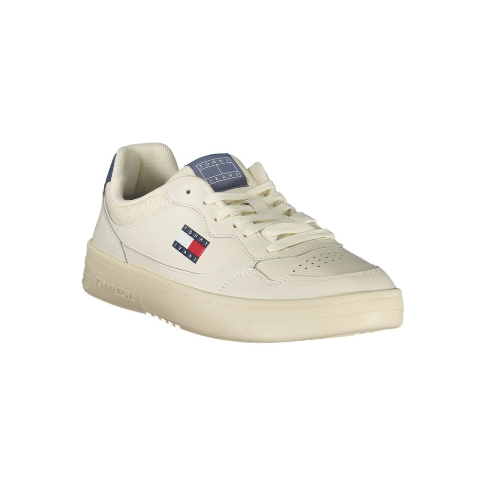 Tommy Hilfiger witte leren herensneaker