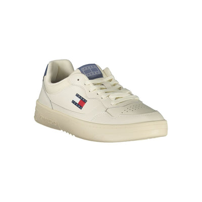 Tommy Hilfiger witte leren herensneaker