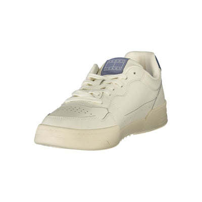 Tommy Hilfiger witte leren herensneaker