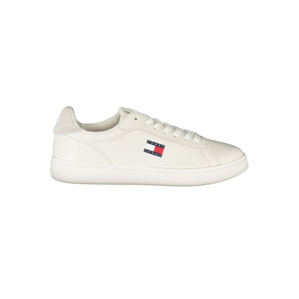Tommy Hilfiger witte leren herensneaker