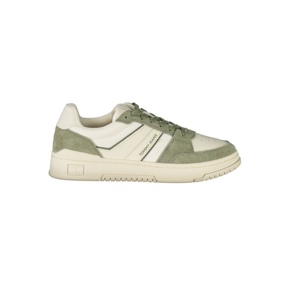 Tommy Hilfiger witte leren herensneaker