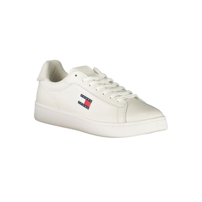 Tommy Hilfiger witte leren herensneaker