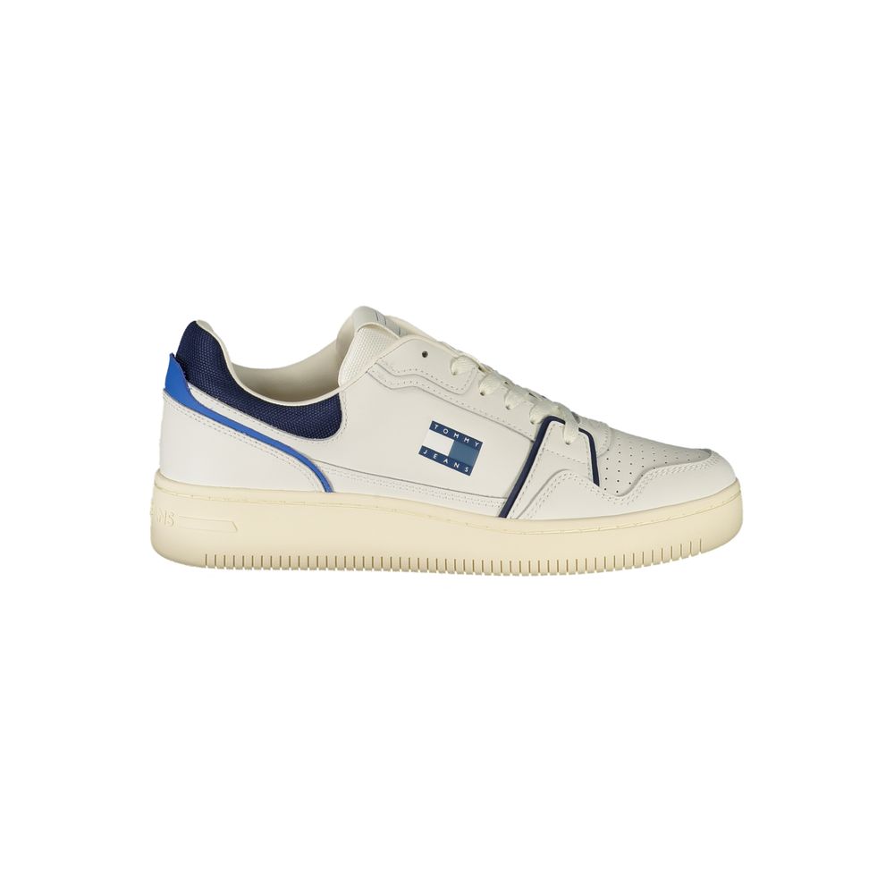 Tommy Hilfiger witte leren herensneaker