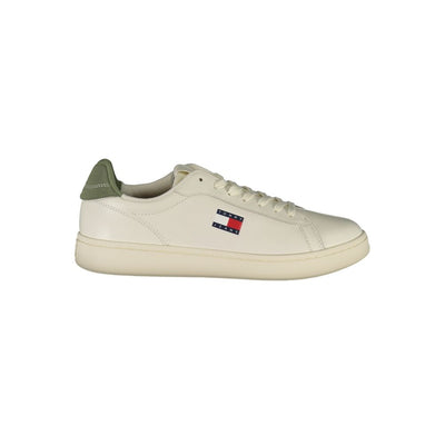 Tommy Hilfiger witte leren herensneaker