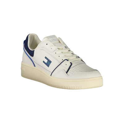 Tommy Hilfiger witte leren herensneaker