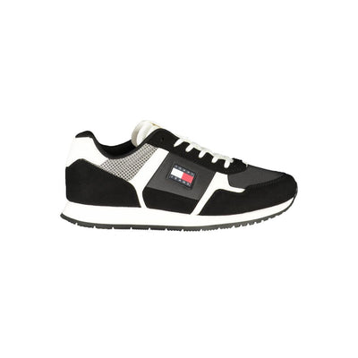 Tommy Hilfiger Zwarte Polyester Heren Sneaker