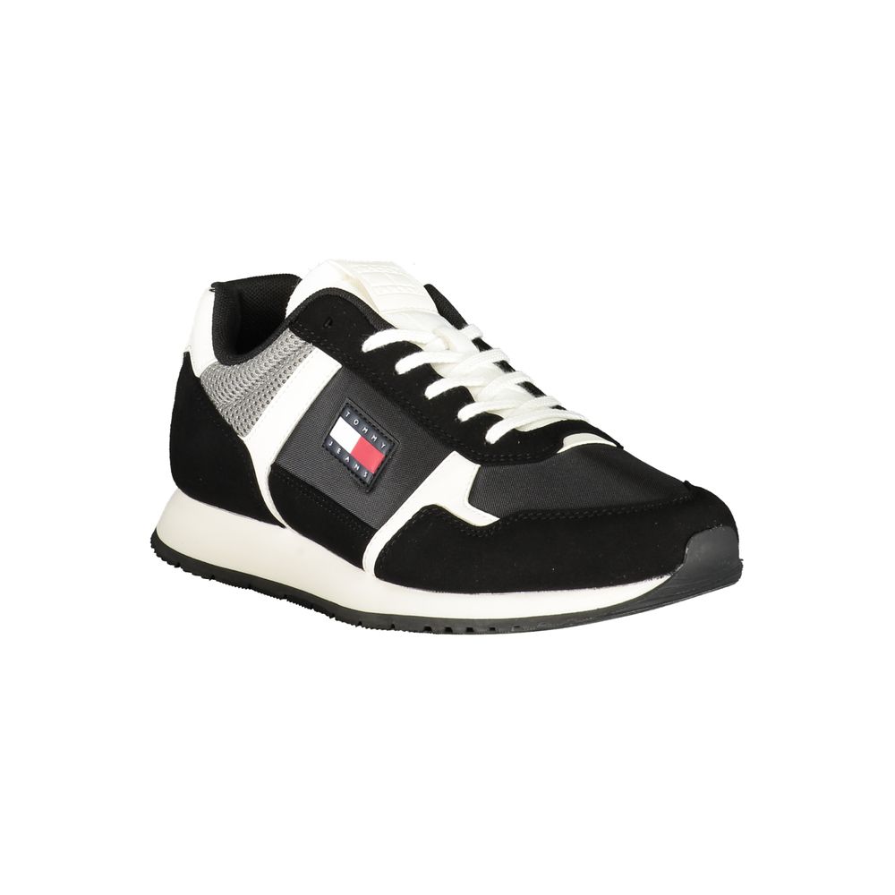 Tommy Hilfiger Zwarte Polyester Heren Sneaker