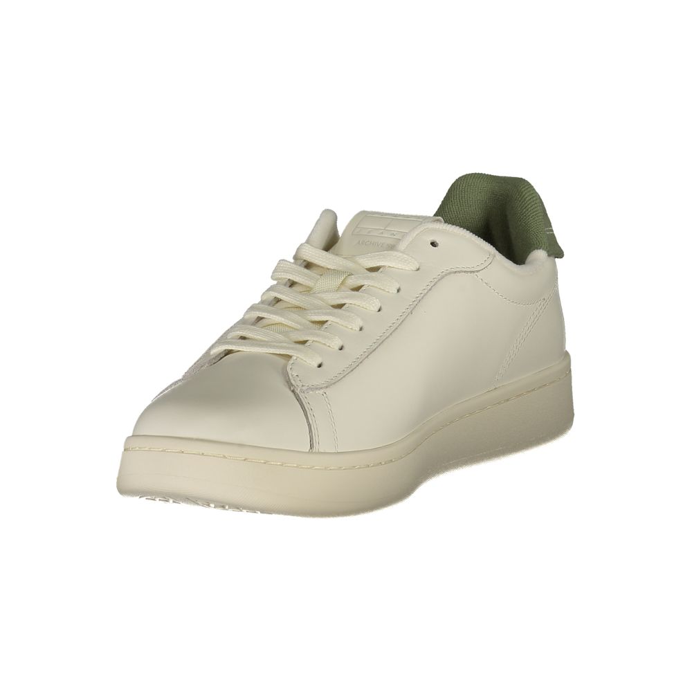 Tommy Hilfiger witte leren herensneaker