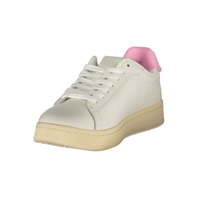 Tommy Hilfiger Witte Leren Dames Sneaker